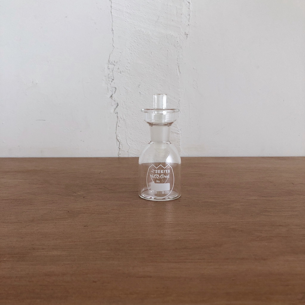 SEKIYA ガラスカップ付 均量フラン瓶 102ML