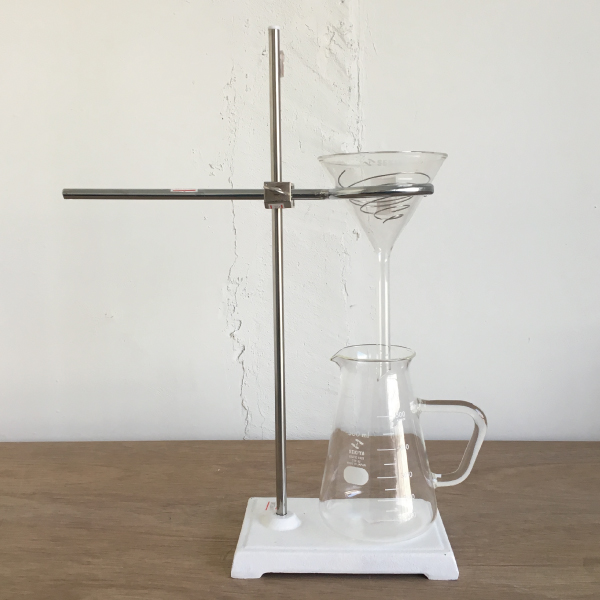 「リカドリ君 白 コニカル フルセット」理化学的珈琲ドリップスタンド